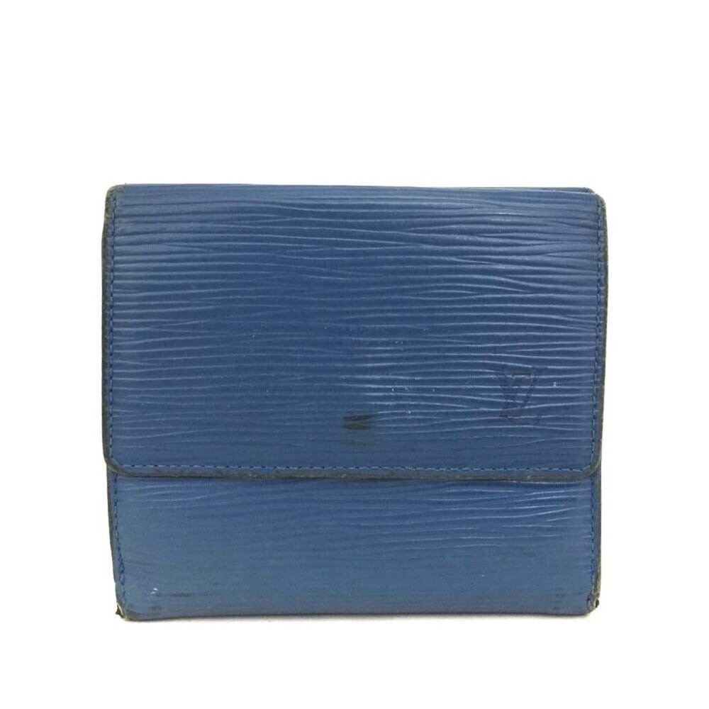 013055D Louis Vuitton Wallet Epi Porte Feiulle Elise Credit Leather Trifold